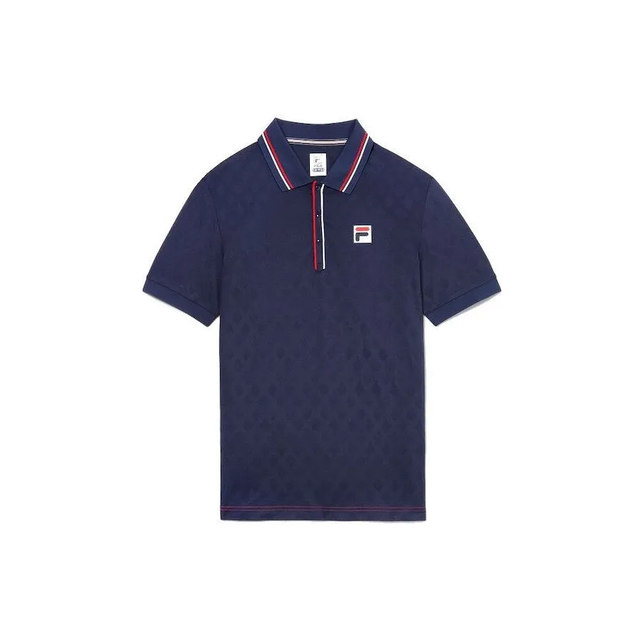 Fila Tennis Outfits – Heritage Tennis Jacquard Polo