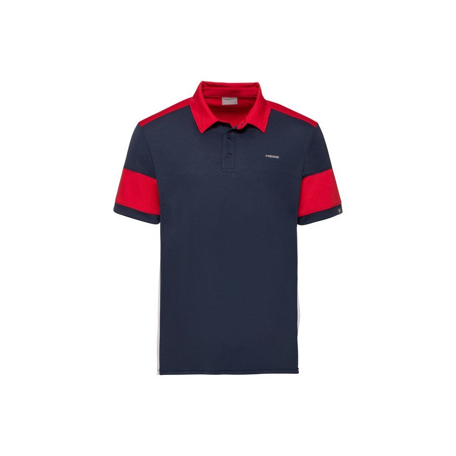 Head Tennis Apparel – ACE Polo Shirt (Black & Red)