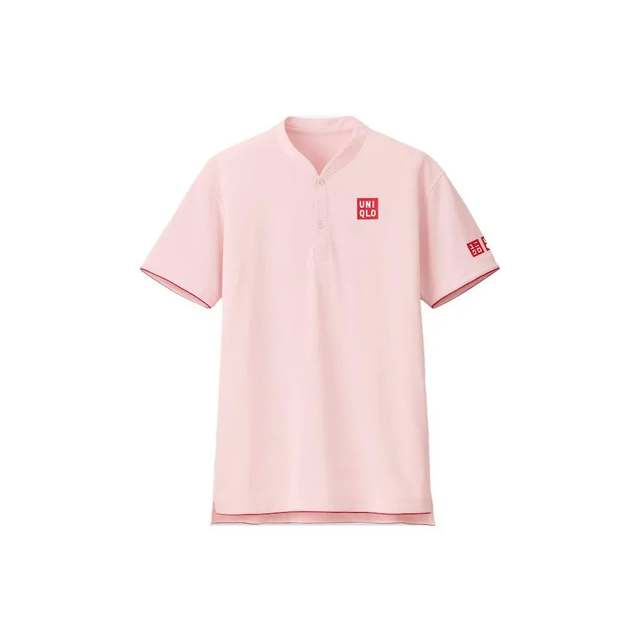 Uniqlo Tennis Outfits – Roger Federer Men RF Dry-EX Polo Tennis Shirt