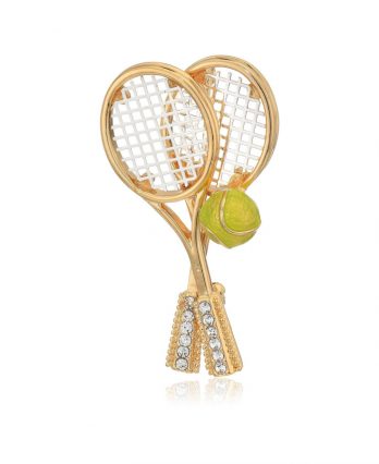 Tennis racket brooches and pins (TENNIS GIFTS)