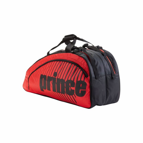 Prince Tour Futures 6 Pack Tennis Bag (Black:Red)