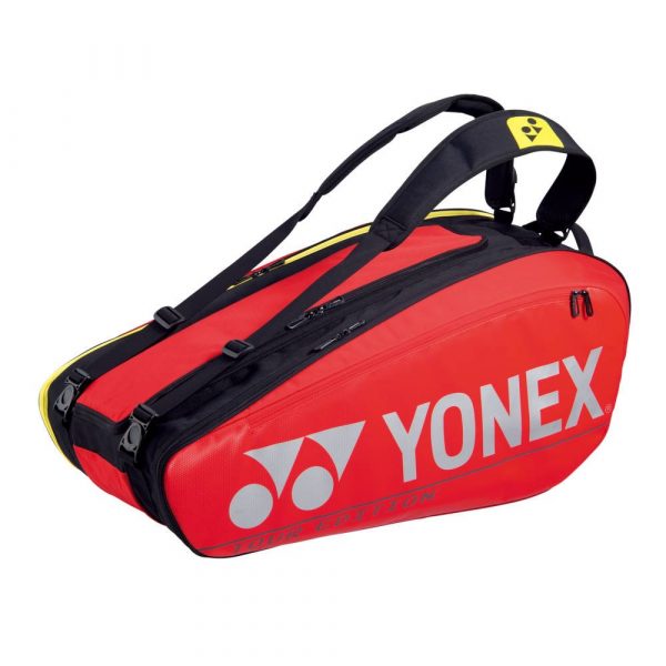 Yonex Pro Racket 6 Pack Tennis Bag (Red)