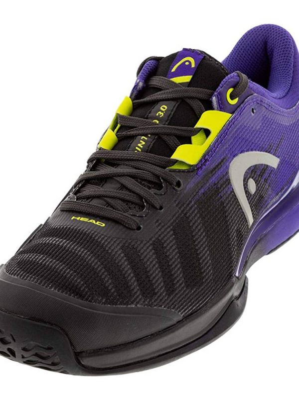 Head Sprint Pro 3.0 Men's Tennis Shoes (purple:lime)