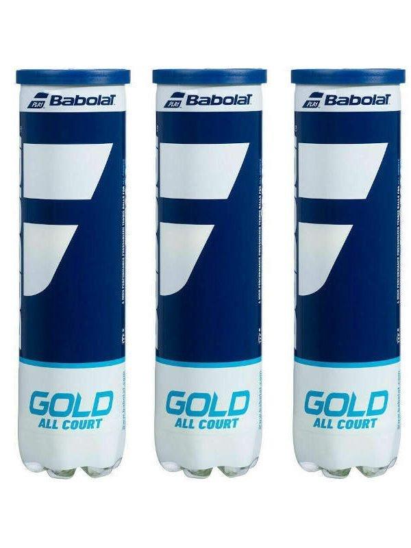 Babolat Gold Tennis Balls All Court (3x4) from Babolat Tennis Accessories