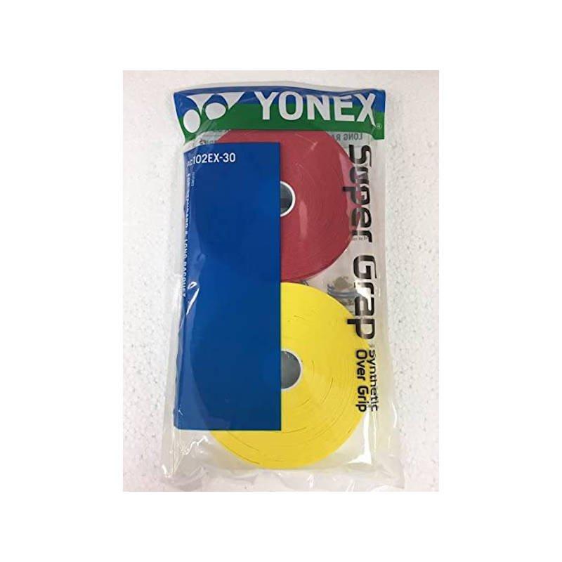 Yonex Super Grap from Yonex Tennis Accessories (red:Yellow)