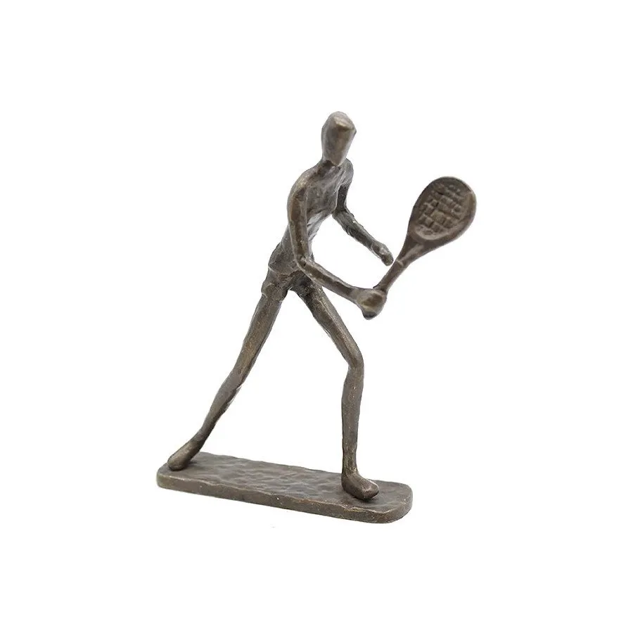 Backhand Tennis Player Figurine (Female) from Tennis Art