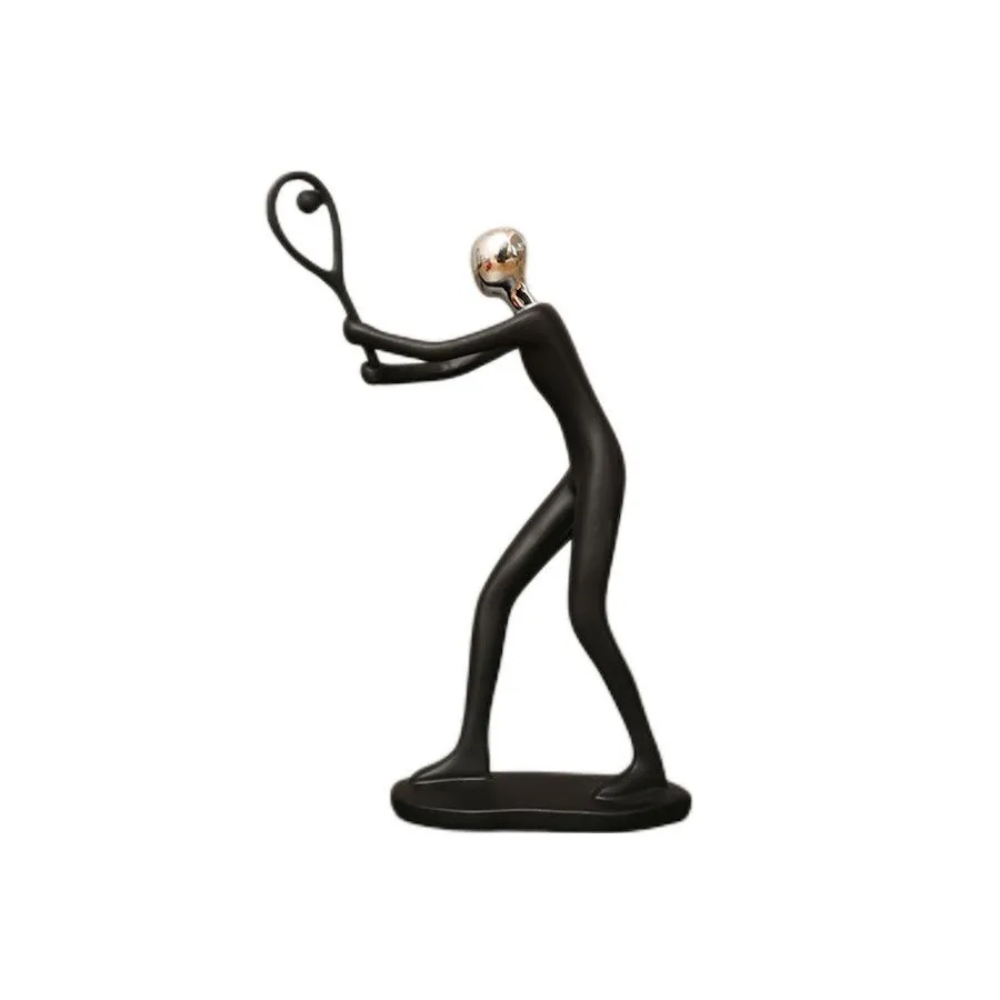 forehand volley Resin Figurine from Tennis Art