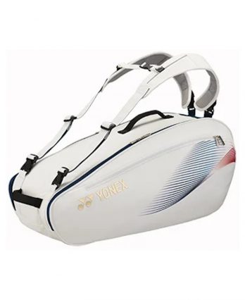Yonex Limited Edition Pro Racquet Bag (white:gold) from Tennis Bags & Backpacks