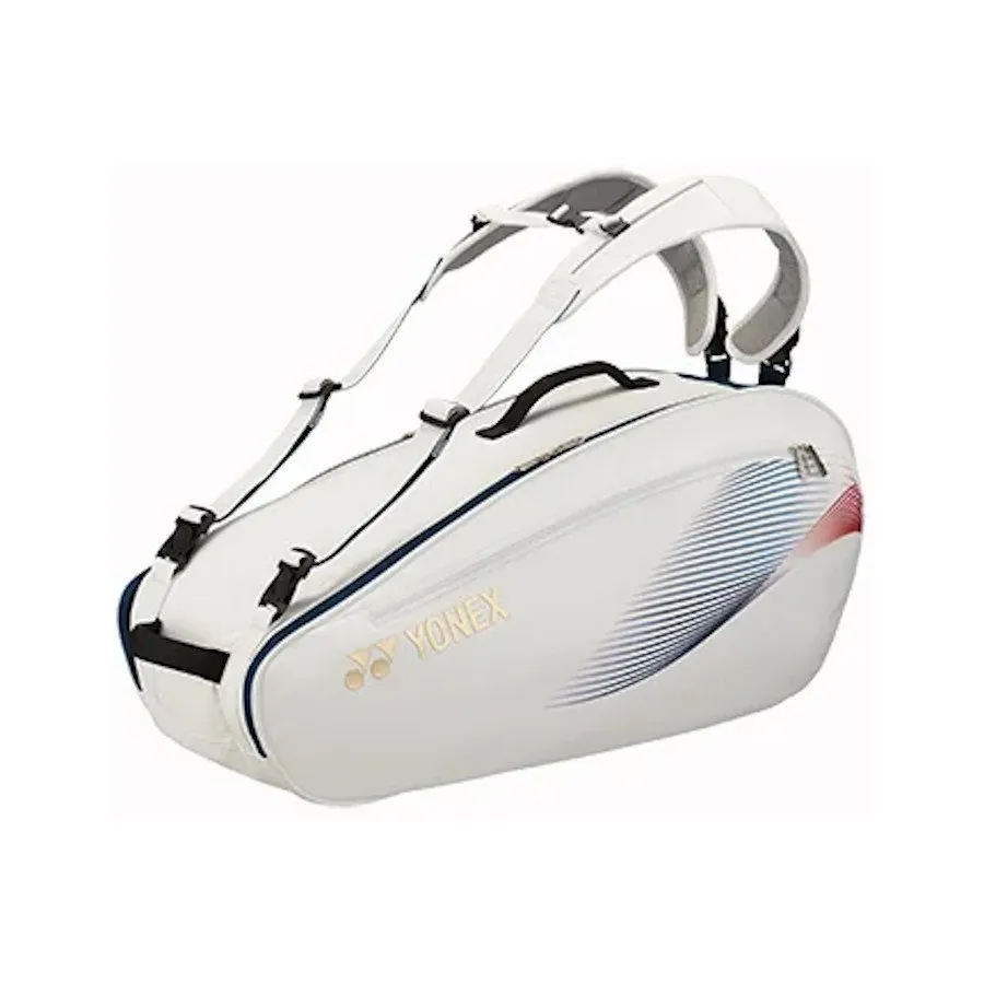 Yonex Limited Edition Pro Racquet Bag (white:gold) from Tennis Bags & Backpacks